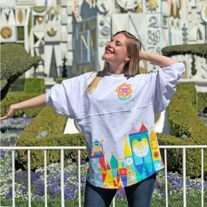Disney Parks Disneyland It’s a Small World Spirit Jersey Mary Blair Sz Small